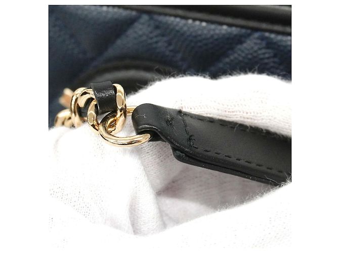 Bolso Vanity Chanel Navy Azul marino - vista 6