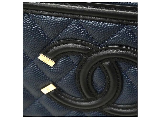 Bolso Vanity Chanel Navy Azul marino - vista 7
