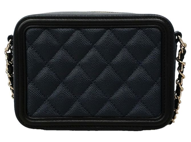Bolso Vanity Chanel Navy Azul marino - vista 8