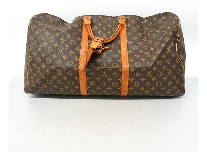 Louis Vuitton Boston Monogram Keepall 60 Braun - Ansicht 13
