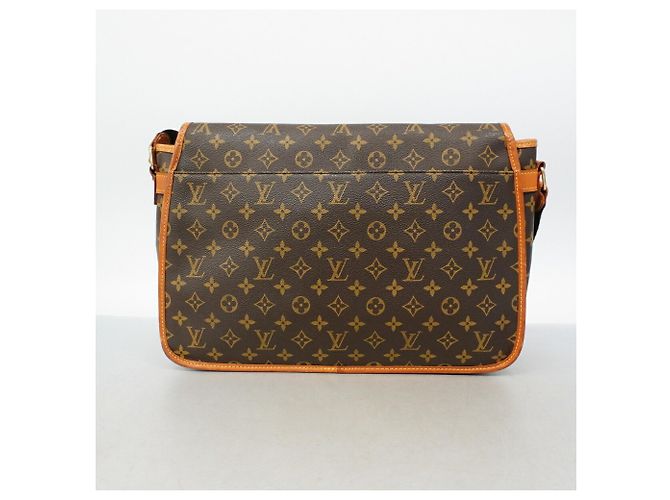 Bolsa de Ombro Louis Vuitton Monogram Gibeciere GM Marrom - vista 12