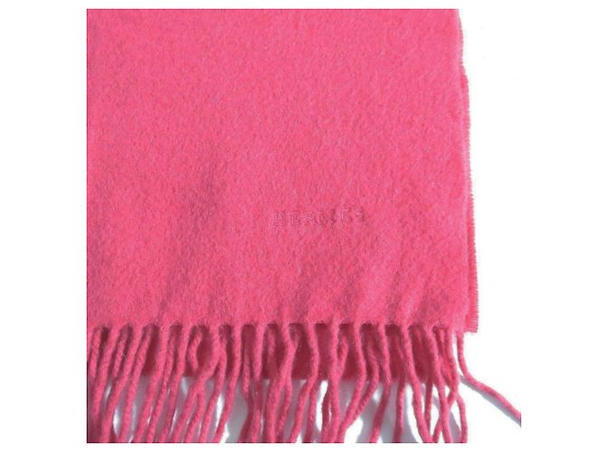 Hermès Estola de cachemira HERMES en rosa - vista 3