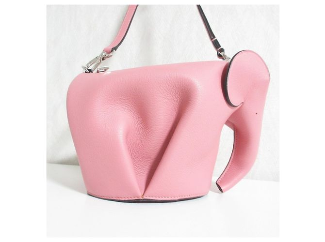 Bolso de hombro mini Elephant de piel Loewe Rosa - vista 2