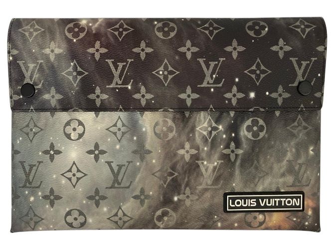 Borsa a pochette Louis Vuitton Monogram Galaxy Alpha TR Marrone - vista 2