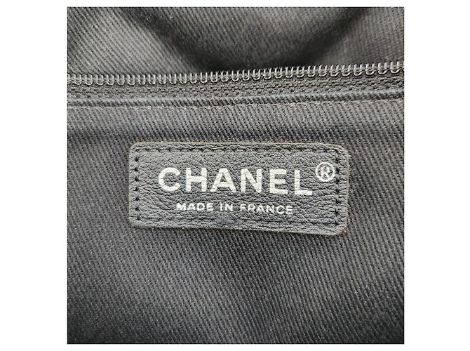 Sac à épaule 2-way Chanel Coco Mark Tweed Kaki - vue 6
