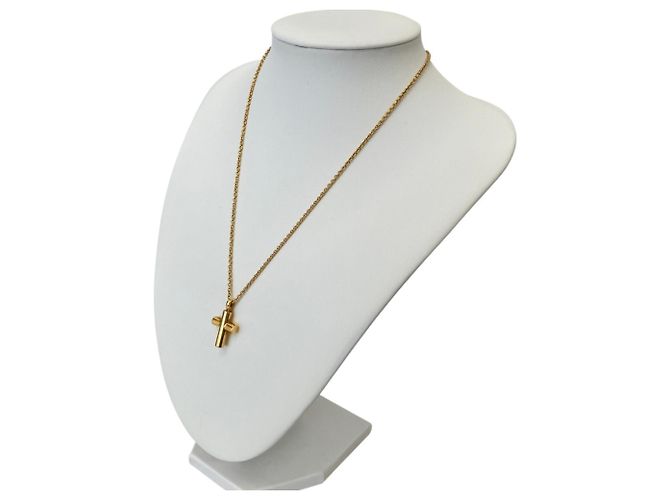 Bulgari Collana Bvlgari 750 Latin Cross - vista 2