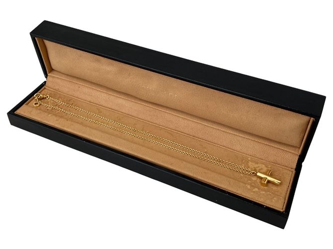 Bulgari Collana Bvlgari 750 Latin Cross - vista 7