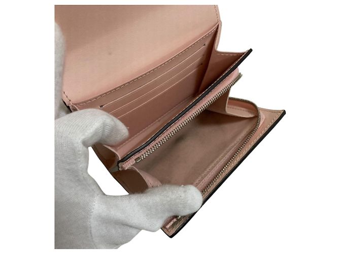 Louis Vuitton Portefeuille Iris Compact Wallet Rosa - vista 5