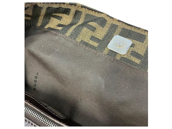 Sac à main Fendi Zucca Canvas Marron - vue 15