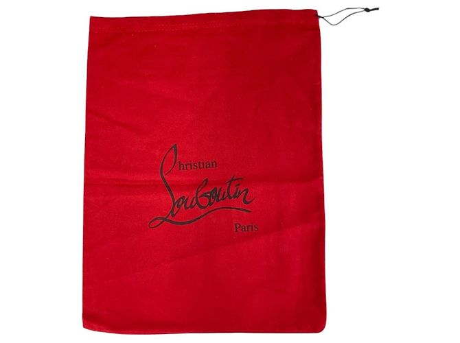 Christian Louboutin Sky Pouch Pochette e Borsa a Tracolla 2 in 1 Nero Rosso - vista 13