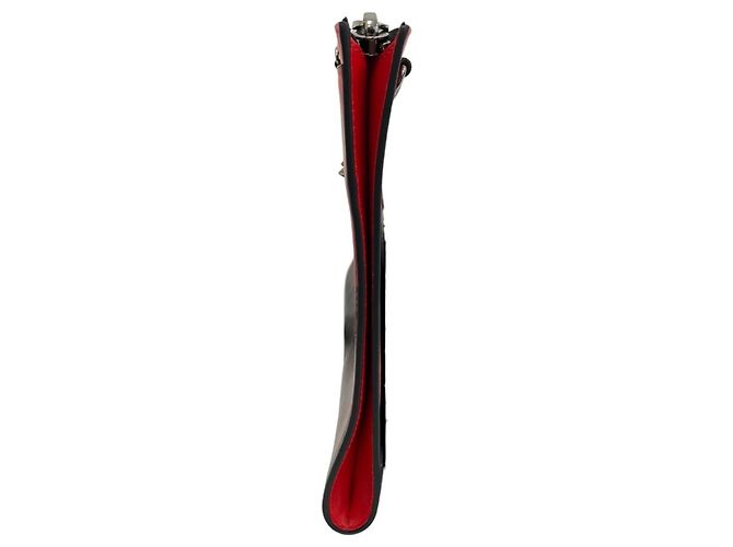 Christian Louboutin Sky Pouch Pochette e Borsa a Tracolla 2 in 1 Nero Rosso - vista 2