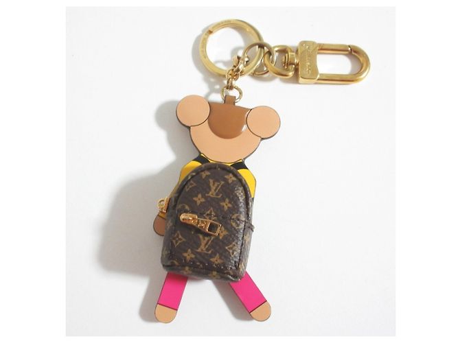 Louis Vuitton Portefeuille Christmas Teddy Bear Keyring Mehrfarben - Ansicht 2