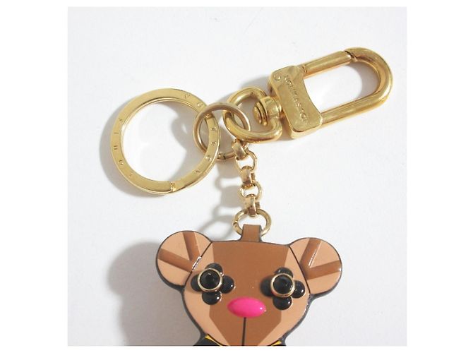 Louis Vuitton Portefeuille Christmas Teddy Bear Keyring Mehrfarben - Ansicht 3