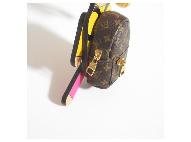 Louis Vuitton Portefeuille Christmas Teddy Bear Keyring Mehrfarben - Ansicht 5