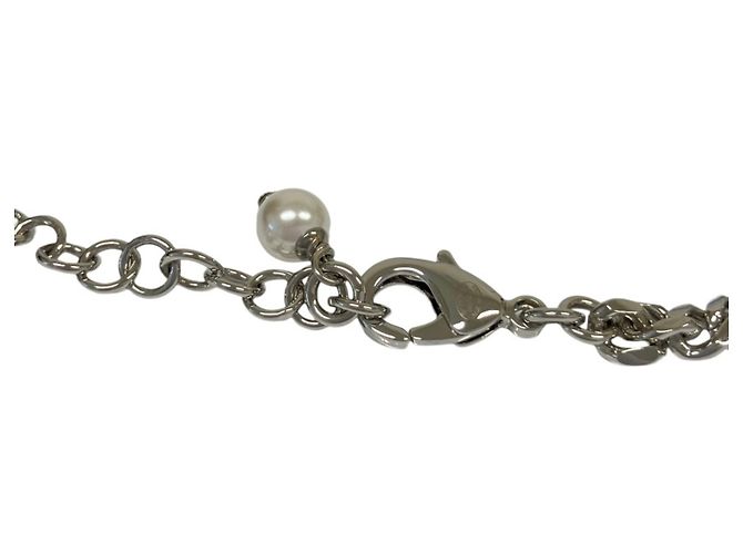 Colar de corrente Chanel Coco Mark Heart Prata - vista 4