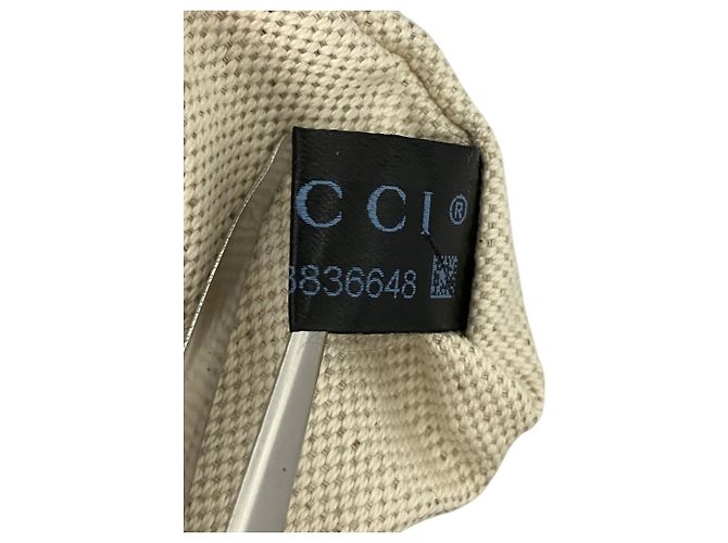 Sac cabas en cuir Gucci Horsebit 1955 Marron - vue 12