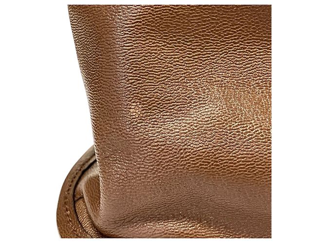 Sac cabas en cuir Gucci Horsebit 1955 Marron - vue 14