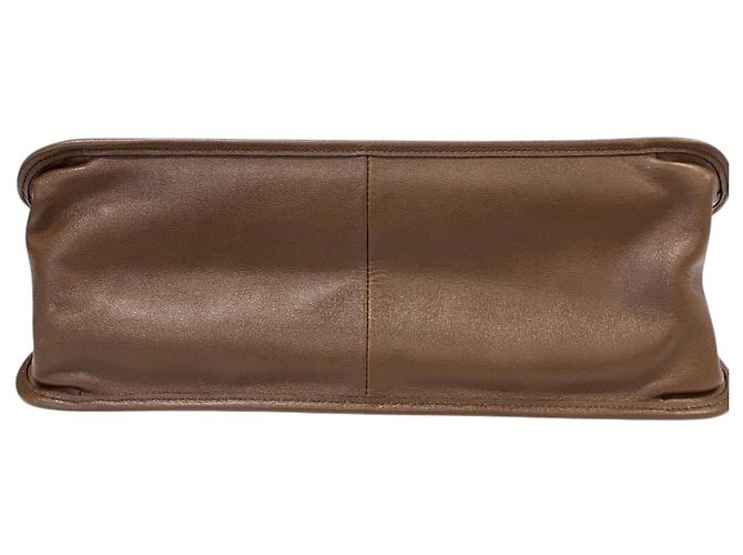 Sac cabas en cuir Gucci Horsebit 1955 Marron - vue 5
