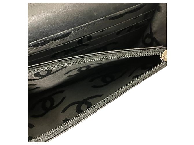Portafoglio a catena Chanel Cambon Line Nero - vista 10