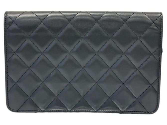 Portafoglio a catena Chanel Cambon Line Nero - vista 3