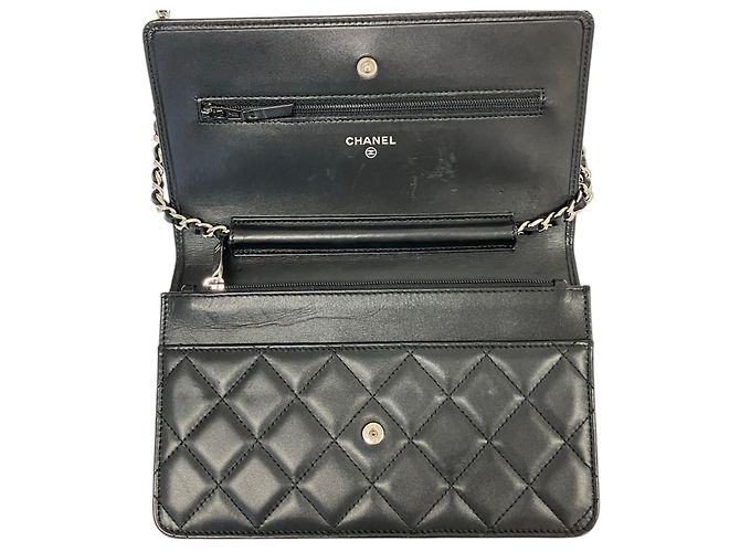 Portafoglio a catena Chanel Cambon Line Nero - vista 7