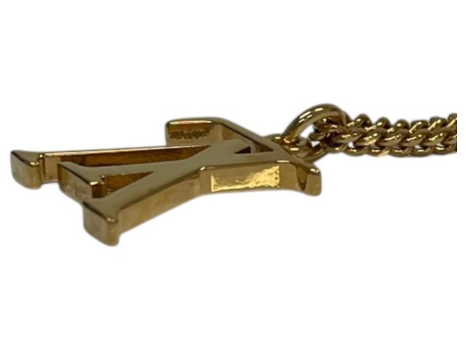 Louis Vuitton Collier LV Upside Down Necklace Dorado - vista 5