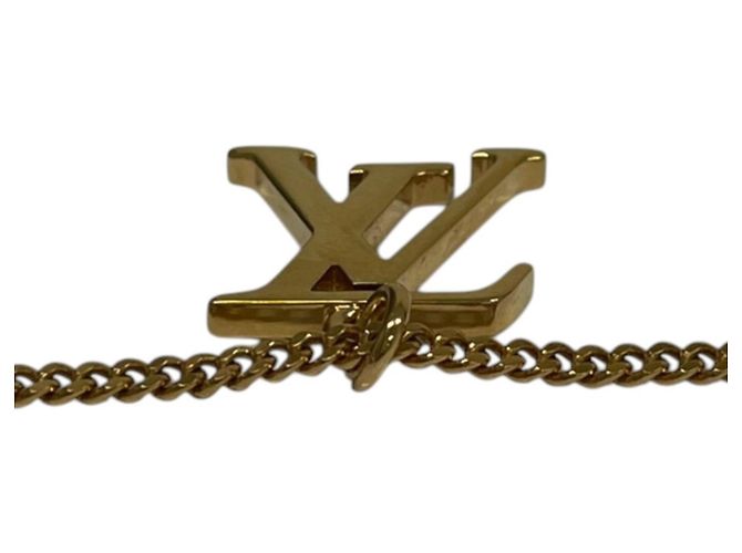Louis Vuitton Collier LV Upside Down Necklace Dorado - vista 6