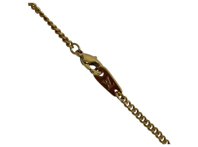 Louis Vuitton Collier LV Upside Down Necklace Dorado - vista 7