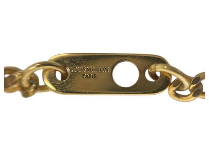 Louis Vuitton Collier LV Upside Down Necklace Dorado - vista 9