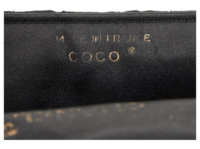 Chanel Coco Mark Matelassé Schultertasche mit Kette Schwarz - Ansicht 12