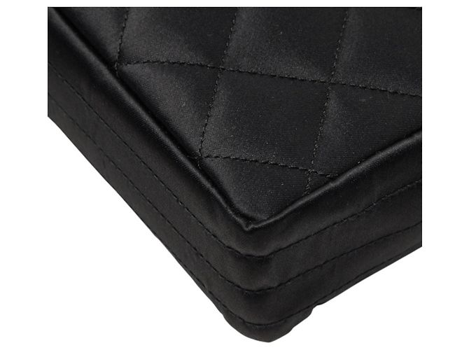 Chanel Coco Mark Matelassé Schultertasche mit Kette Schwarz - Ansicht 4