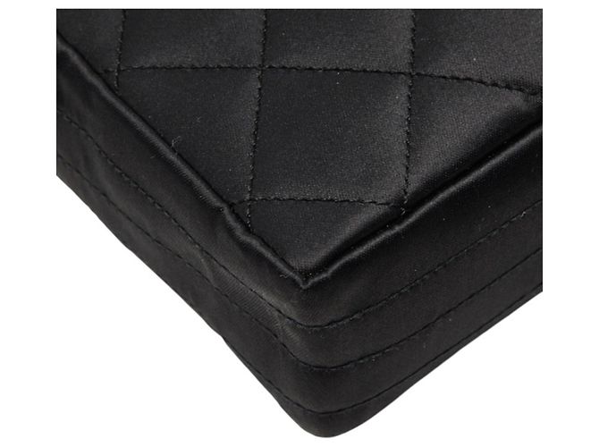 Chanel Coco Mark Matelassé Schultertasche mit Kette Schwarz - Ansicht 5