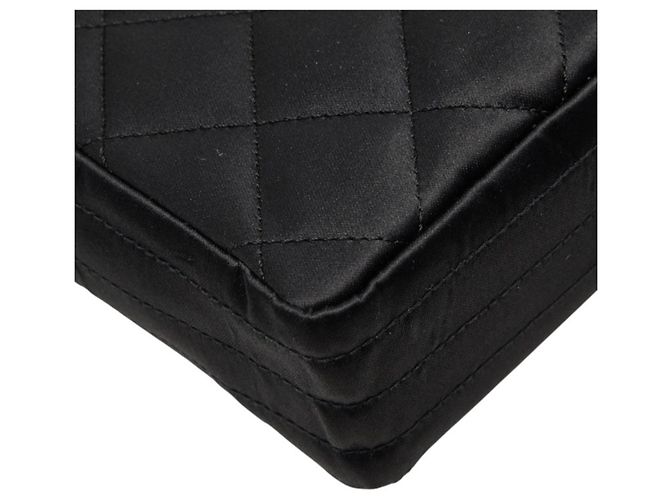 Chanel Coco Mark Matelassé Schultertasche mit Kette Schwarz - Ansicht 7