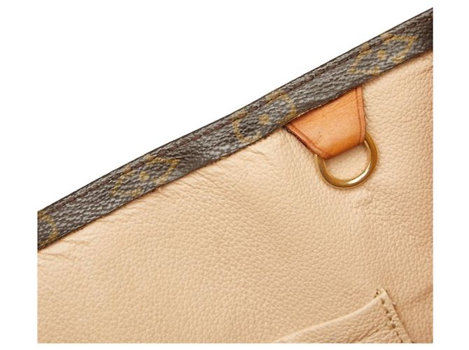 Bolsa Louis Vuitton Monogram Sac Plat Marrom Monograma - vista 10