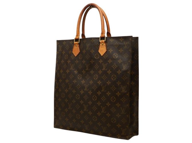 Bolsa Louis Vuitton Monogram Sac Plat Marrom Monograma - vista 2