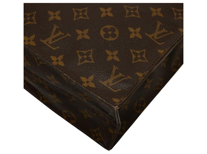 Bolsa Louis Vuitton Monogram Sac Plat Marrom Monograma - vista 4