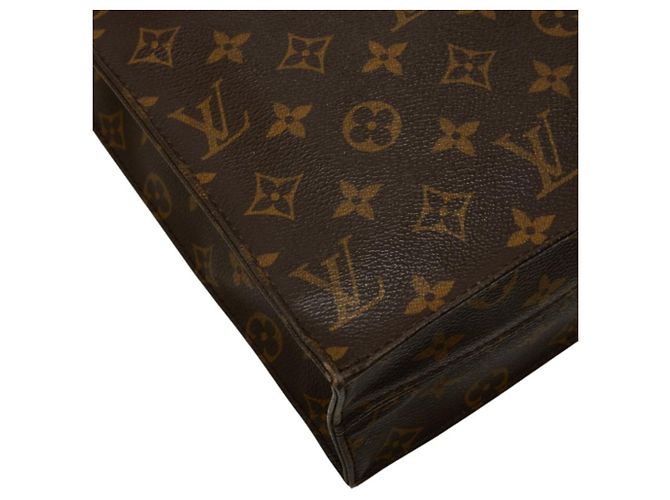Bolsa Louis Vuitton Monogram Sac Plat Marrom Monograma - vista 5