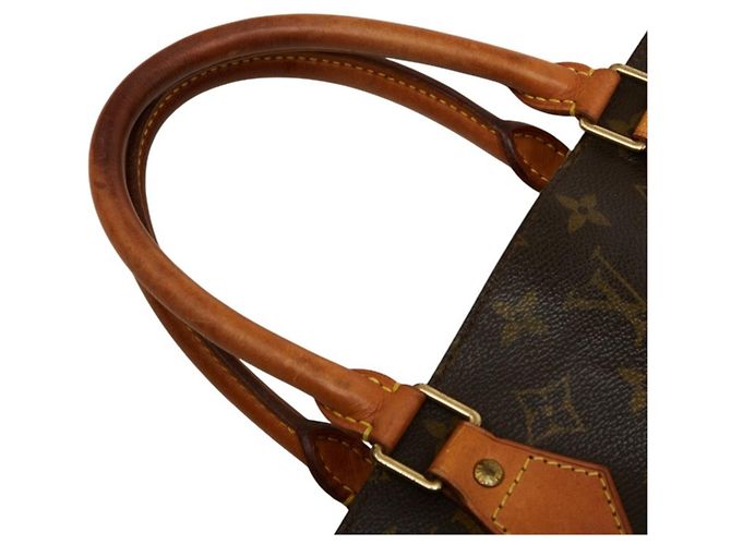 Bolsa Louis Vuitton Monogram Sac Plat Marrom Monograma - vista 8