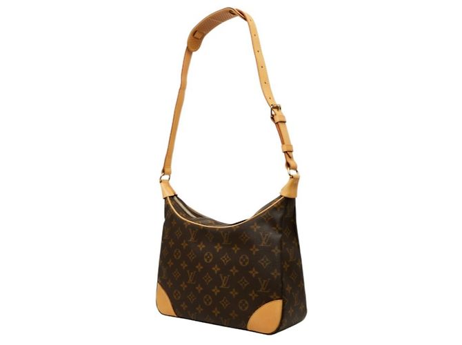 Bolsa de Ombro Louis Vuitton Monogram Boulogne 30 Marrom Monograma - vista 2