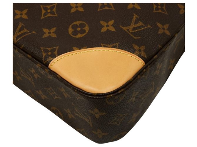 Bolsa de Ombro Louis Vuitton Monogram Boulogne 30 Marrom Monograma - vista 4