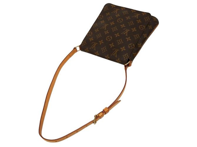 Bolsa de Ombro Louis Vuitton Monogram Musette Salsa Marrom - vista 6