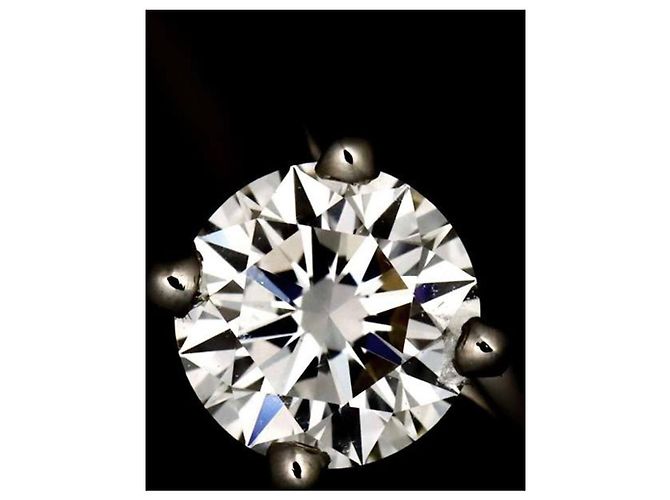 Cartier Solitär-Diamantring aus Platin - Ansicht 5