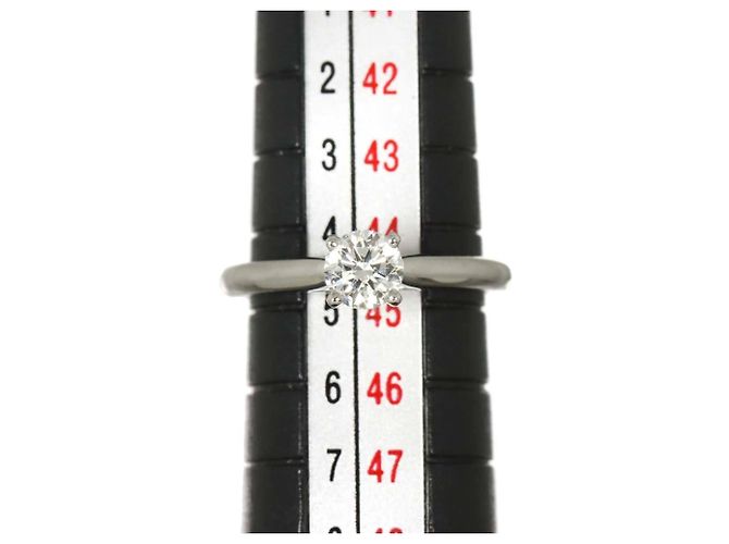Cartier Solitär-Diamantring aus Platin - Ansicht 6