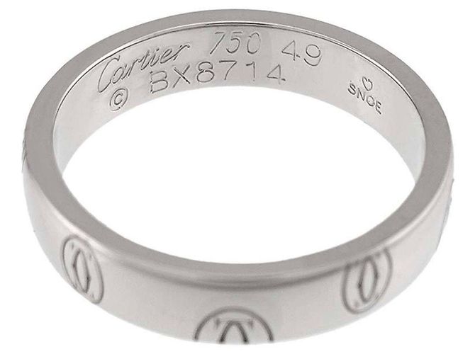 Anello Cartier Happy Birthday in Oro Bianco 18K - vista 3
