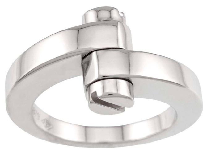 Cartier Menotte Ring aus 18K Weißgold - Ansicht 2