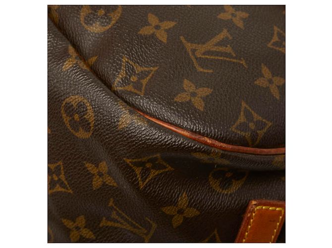 Bolso de hombro Louis Vuitton Monogram Saumur 35 Castaño - vista 4