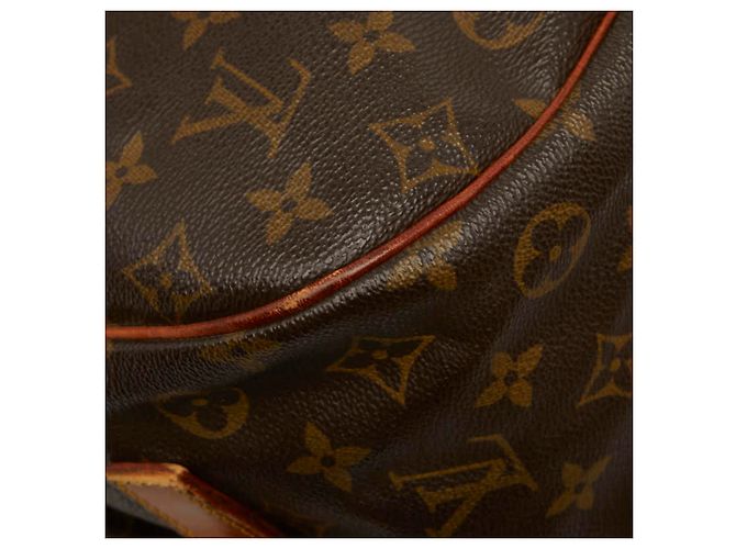 Bolso de hombro Louis Vuitton Monogram Saumur 35 Castaño - vista 5