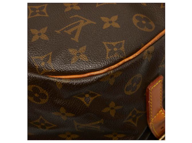 Bolso de hombro Louis Vuitton Monogram Saumur 35 Castaño - vista 6