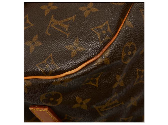 Bolso de hombro Louis Vuitton Monogram Saumur 35 Castaño - vista 7