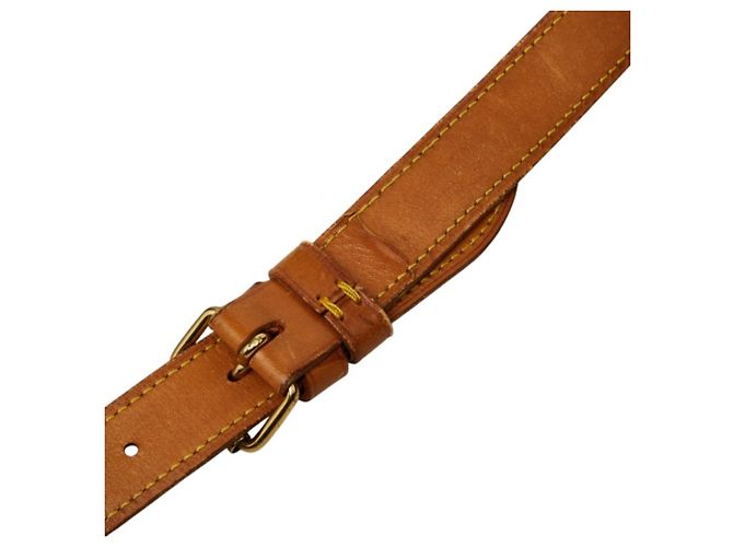 Bolso de hombro Louis Vuitton Monogram Saumur 35 Castaño - vista 8